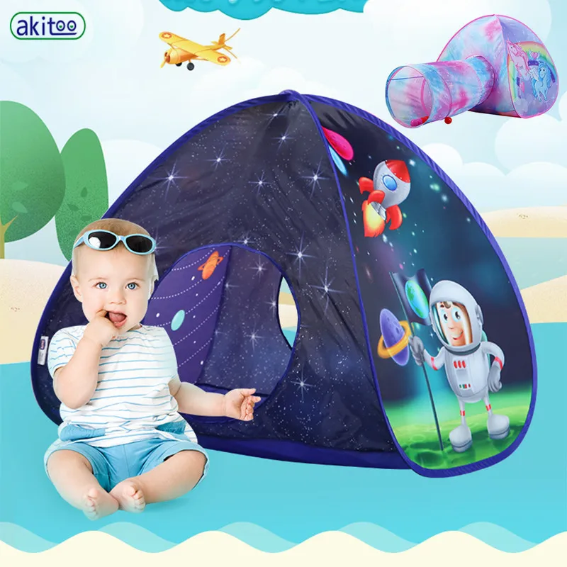 Детская палатка akitoo игрушки для дома и улицы игровой домик мальчиков девочек