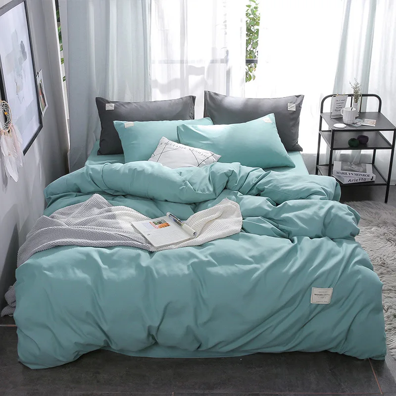 Комплект постельного белья в японском стиле простыня и наволочка одеяло простом