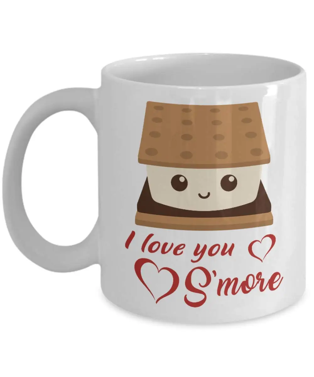 Кружка кофейная Love You A Little S'More 11 унций подарки на годовщину день рождения