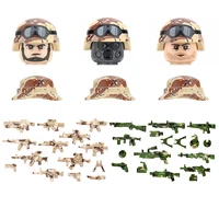 ww2 soldiers us army figures helmet building blocks military special forces camouflage weapon gun parts bricks toys for children