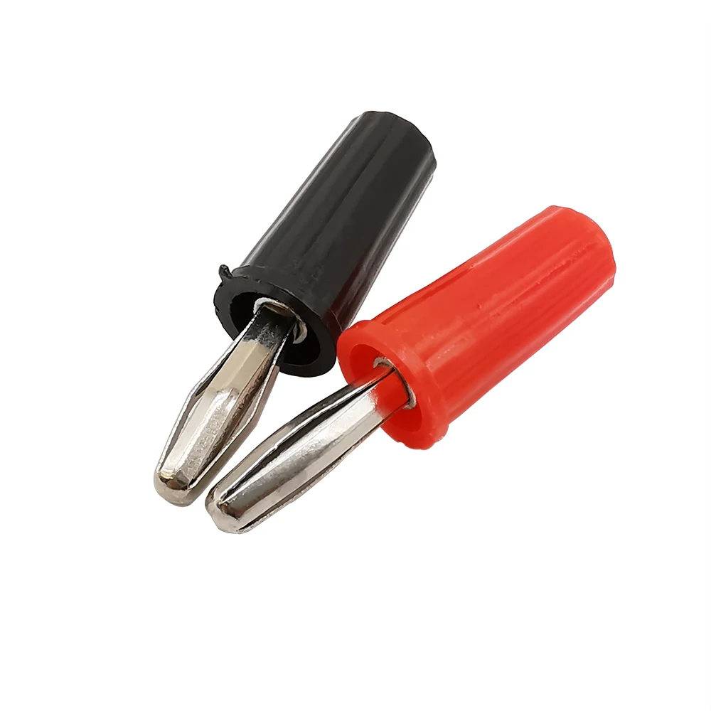 

10 шт., Короткие пластиковые коннекторы для вилок типа «банан», 4 мм