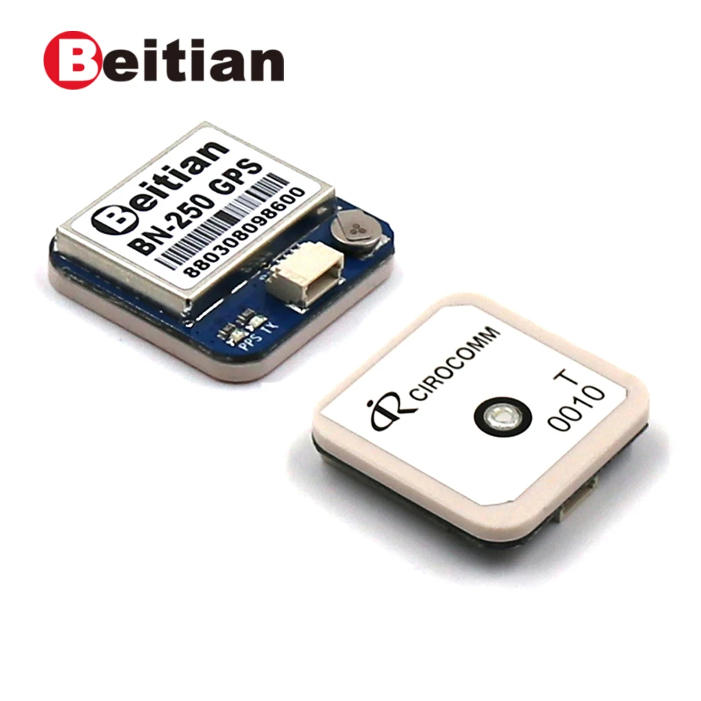 BEITIAN 25*25*6 мм GPS модуль уровень UART TTL GLONASS со вспышкой CIROCOMM 0010 антенна