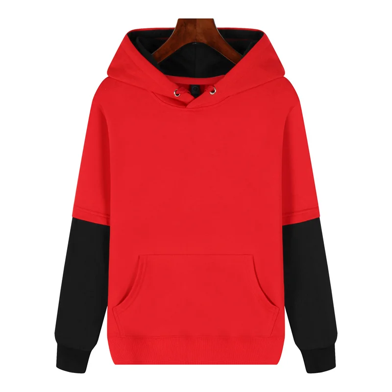 

YYFUSHI новый цветной блокирующий хлопковый свитер с капюшоном, пуловер на молнии