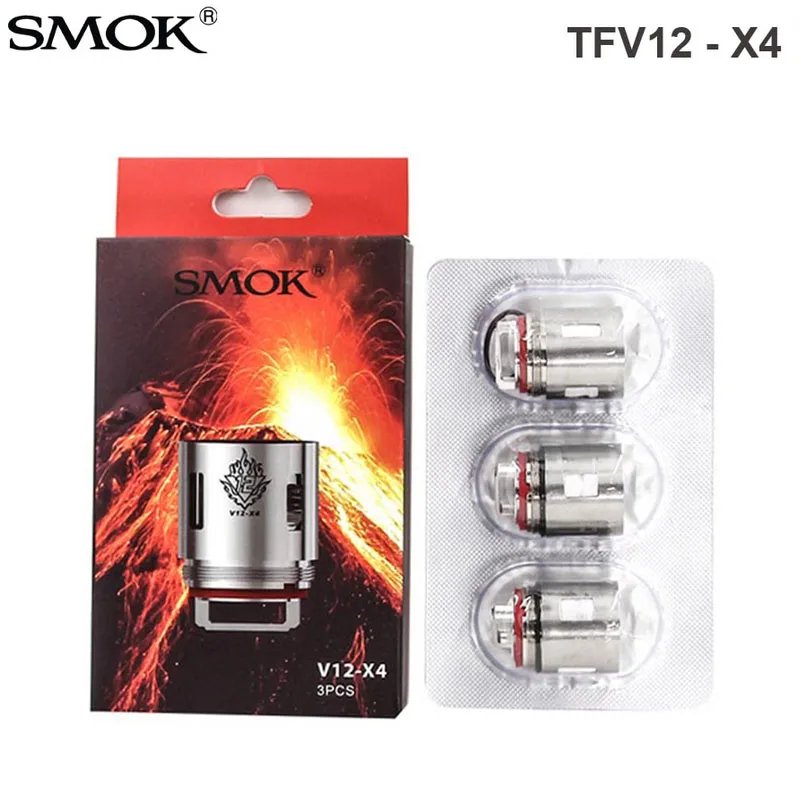 Распродажа SMOK TFV12 X4 Coil V12 Core 0.15ohm бак |