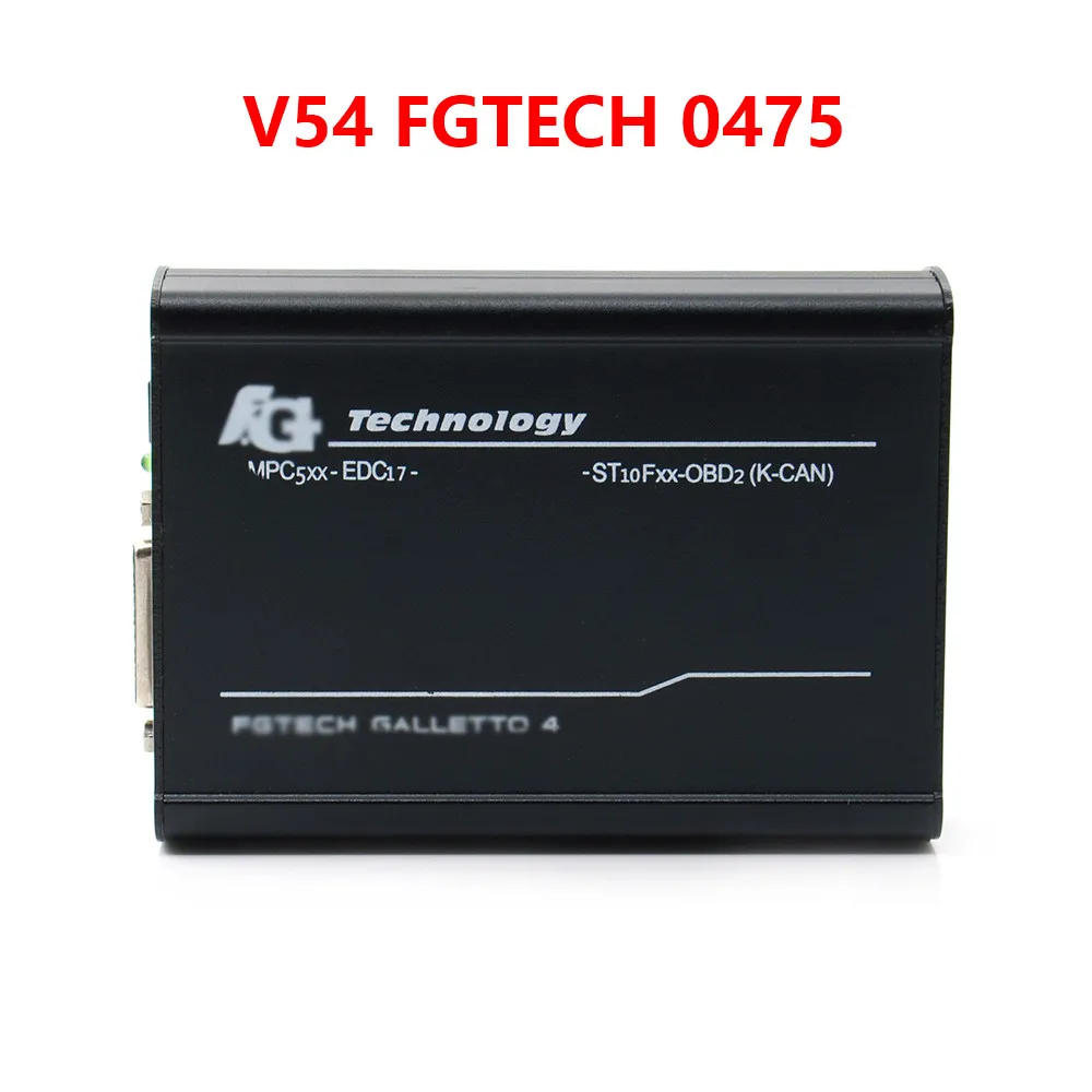 FGtech V54 0386 0475 Galetto 4 Мастер ECU чип тюнинговый инструмент VD300 код сканер FG Tech v54 BDM-TriCore OBDII Поддержка BDM - Цвет: V54 0475 main unit