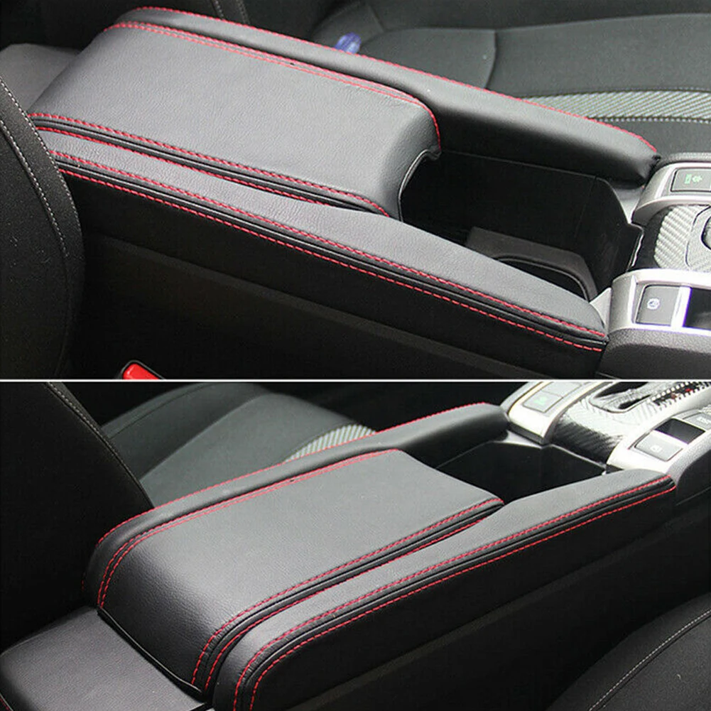 3Pcs Leather Center Armrest Box Case Cover Trim Tool for Honda Civic 2016-2018 | Автомобили и мотоциклы