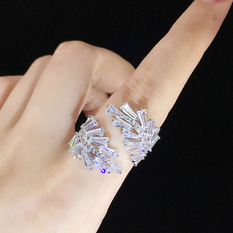 Амулеты два цвета оливковое дерево ветка листьев Открытое кольцо для женщин