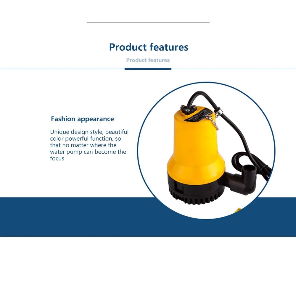 

DC12V Yacht Bilge Pump Watering Vegetable Garden Car Wash Pump Water Pump Micro Submersible Electric Pump Submersible Pump