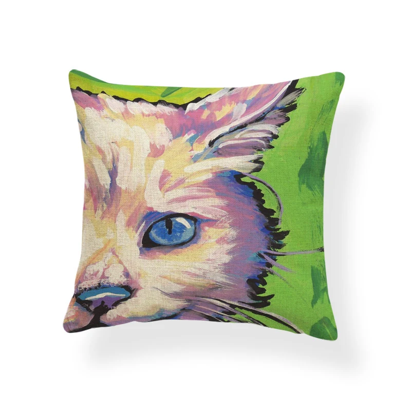 Хиппи Happy Animal наволочка Чихуахуа золотистый ретривер Коралловая собака хаски