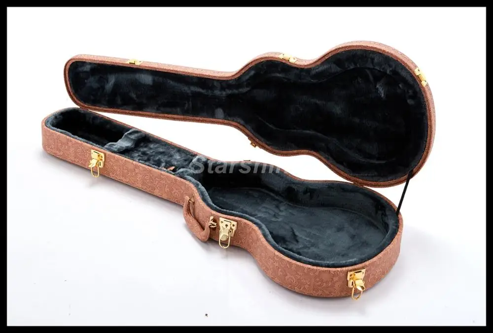 

Кожаный жесткий чехол для гитары ручной работы Бесплатная доставка Высокое качество Поддержка Индивидуальный размер