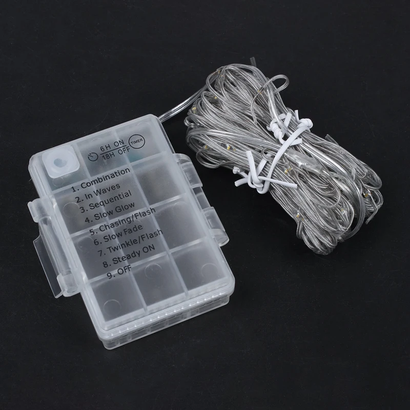 104 светодиодный солнечный зонтик светильник IP67 Водонепроницаемый струнный s