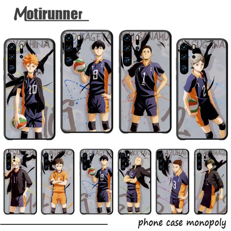 Роскошный чехол Haikyuu для Huawei P20 P30 P40 Lite Pro P Smart Z 2019 | Мобильные телефоны и аксессуары