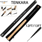 Рыболовные снасти, удочка для ловли нахлыстом 1213 футов, карбоновая удочка 30 T, телескопическая удочка для ловли нахлыстом 7:3, быстрая Рыболовная катушка