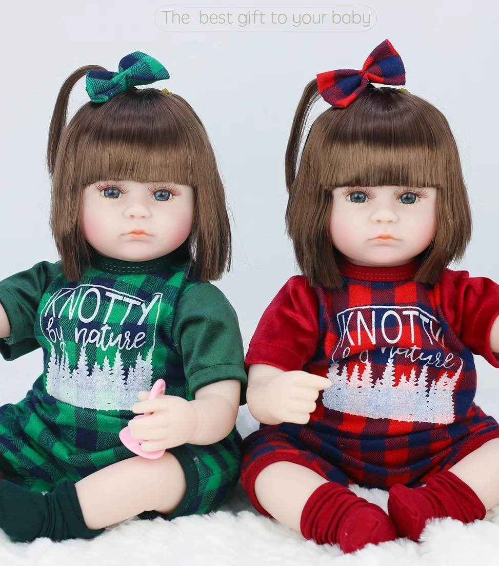 

New Products 2020 42cm Bebes Reborn Doll Juguetes Baby Girl Dolls Silicone Bonecas Reborn Realista Dolls Brinquedos for Girls