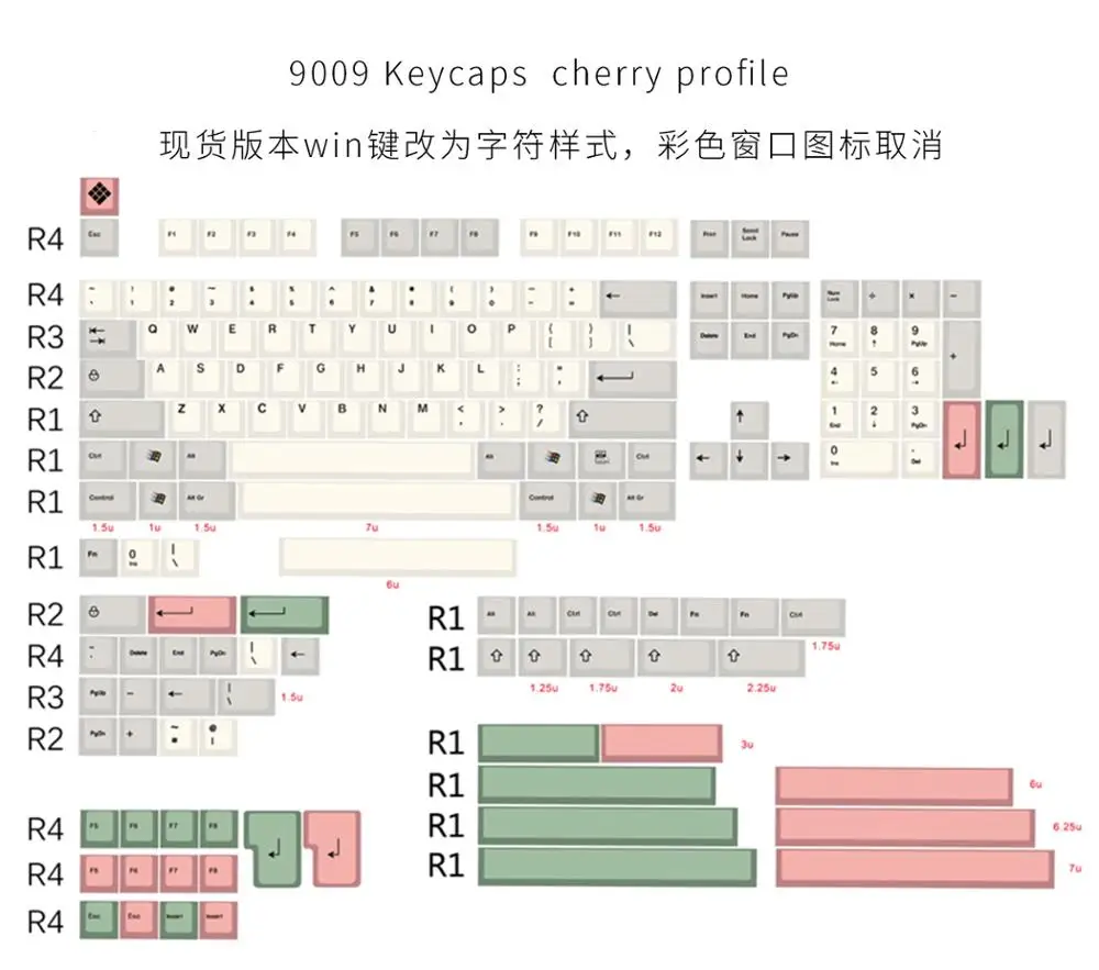 Клавиатура Keypro Retro 9009 с чернильным профилем набор толстых колпачков для клавиш PBT