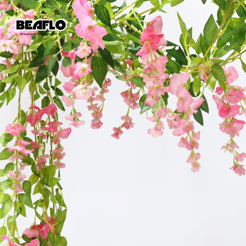 Искусственные цветы 2 м лоза Глицинии искусственные растения искусственная