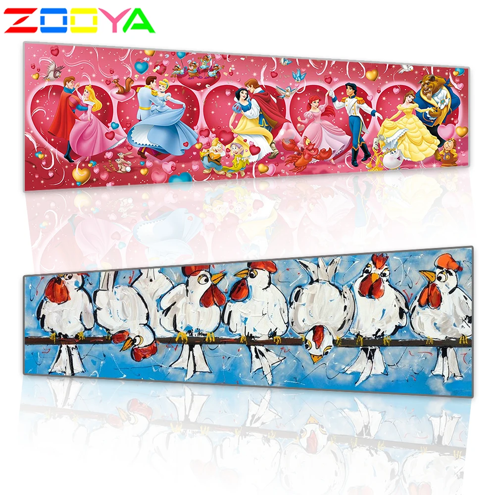 Набор для вышивания крестиком из мультфильма Zooya с круглым алмазом мозаичный