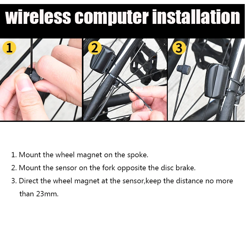 Беспроводная велосипедная фара для компьютера 2000mAh 500 люмен с водонепроницаемостью IPX6 на руле велосипеда со световым сигналом