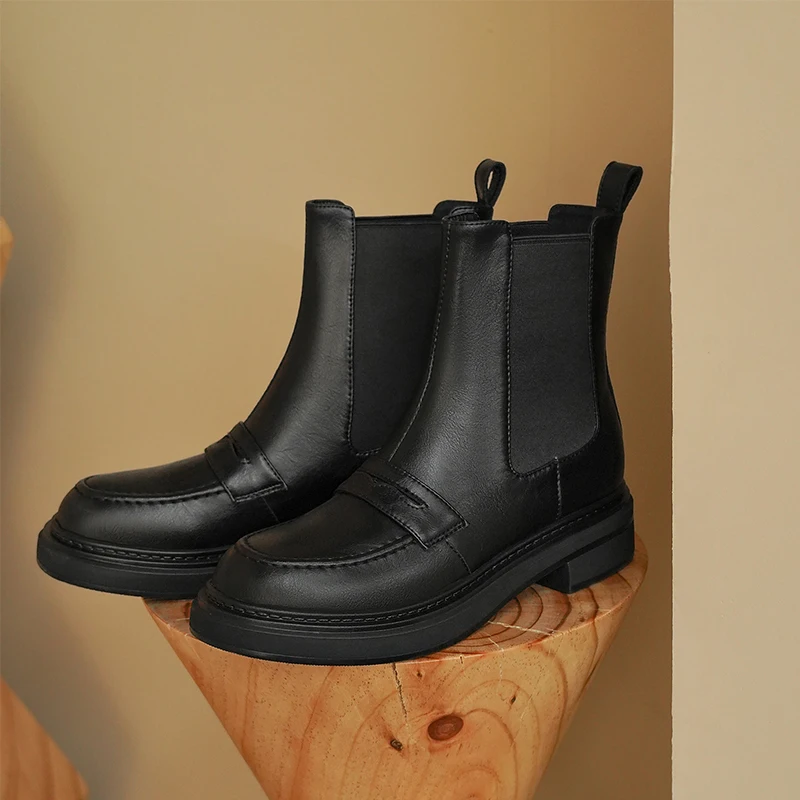 Продажа Женские ботильоны из натуральной кожи, 22-25 см