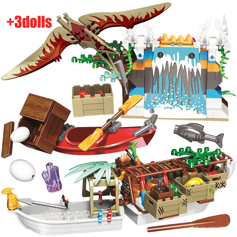 272 шт. Детский конструктор Мир Юрского периода|Блочные конструкторы| |