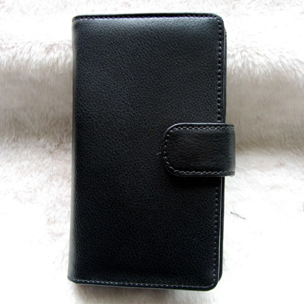 

Кожаный женский винтажный кошелек средней длины