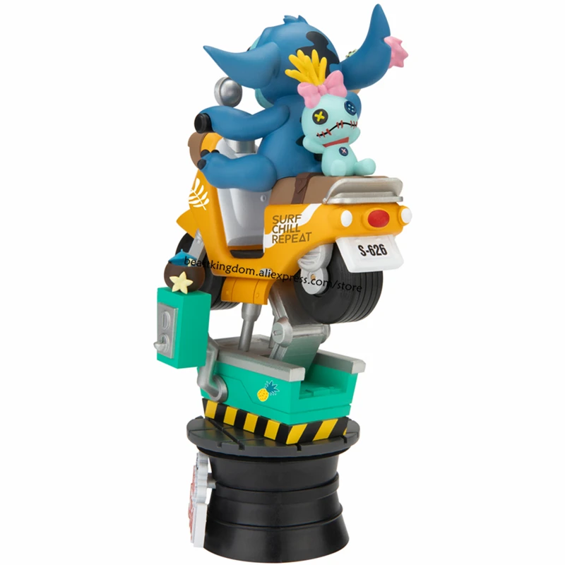 beast kingdom disney lilo stitch rocking car limited edition peripheral hand made scene decoration toy collection gift free global shipping