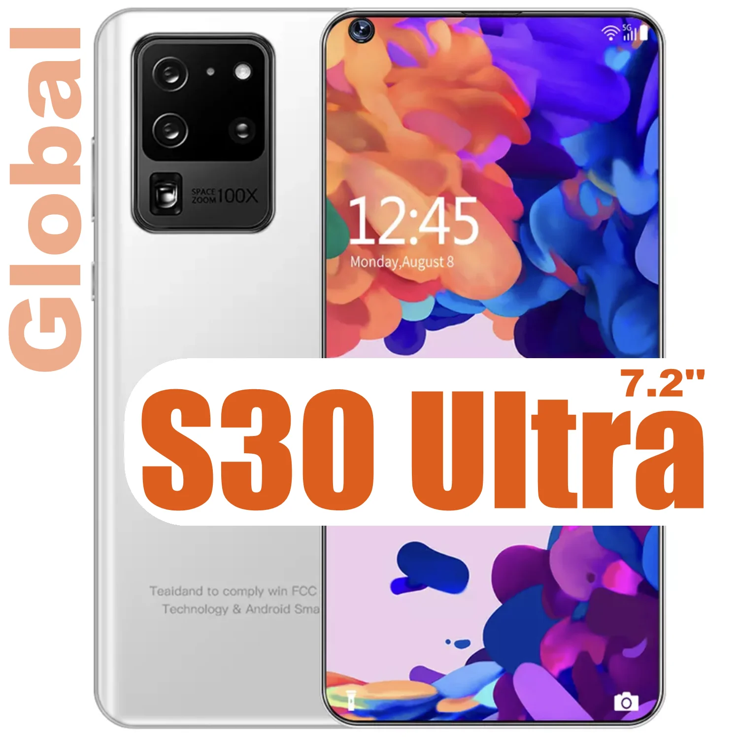 

Galay S30 Ultra 7.2'' Android 10.0 Smartphone 5000mAh 4G LTE 32MP Camera 12GB 512GB Dual SIM Card Global Version Cellphone