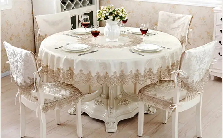 Европа роскошные вышитая скатерть стол для настольного тенниса покрытие стола