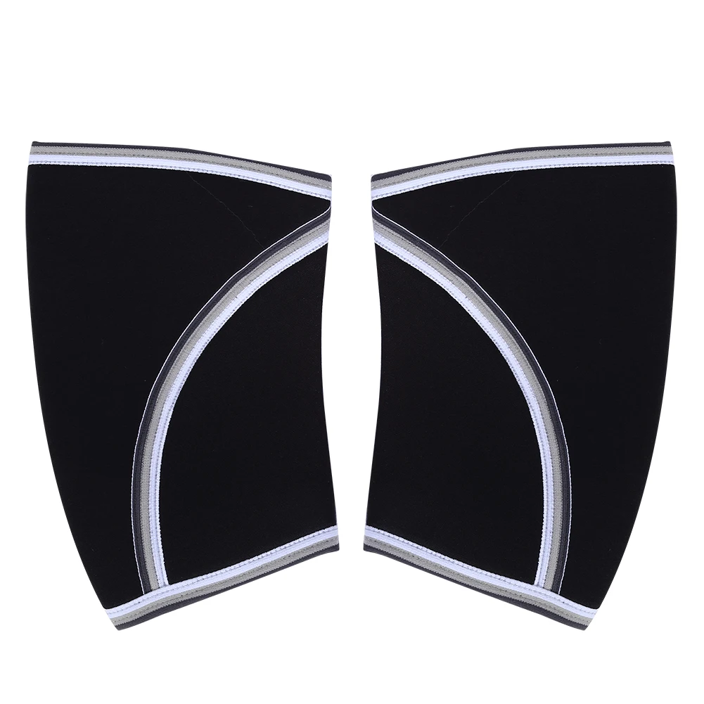 

1 Pair Breathable Thickened Knee Protection Sleeve for Weight Lifting Sports Fitness(Black M)