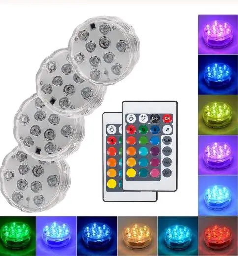 

Magnet RGB Submersible Light 10 LEDS VIP lINK For Tom