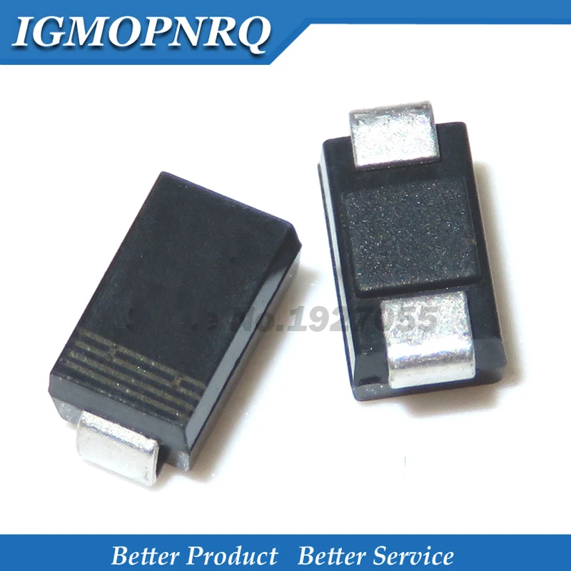 100 шт. Превосходное качество SMA 1N5817 smd 1A 20V do 214ac IN5817 диод Шоттки SS12 Новый|Диоды| |