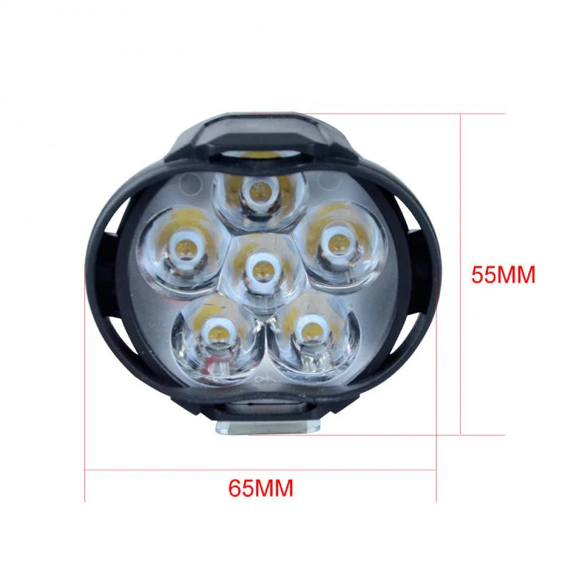 

2 Pieces Of Led Motorcycle Headlamp White Super Bright 6 Led Working Spotlight Motorcycle Fog Lamp Led Scooter Spotlight
