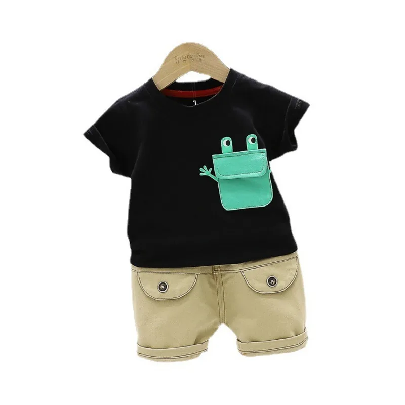 

Infant Clothing Summer Children Cartoon Clothes Baby Boys Girls Casual T Shirt Shorts 2Pcs/sets Kids Toddler Cotton Sportswear