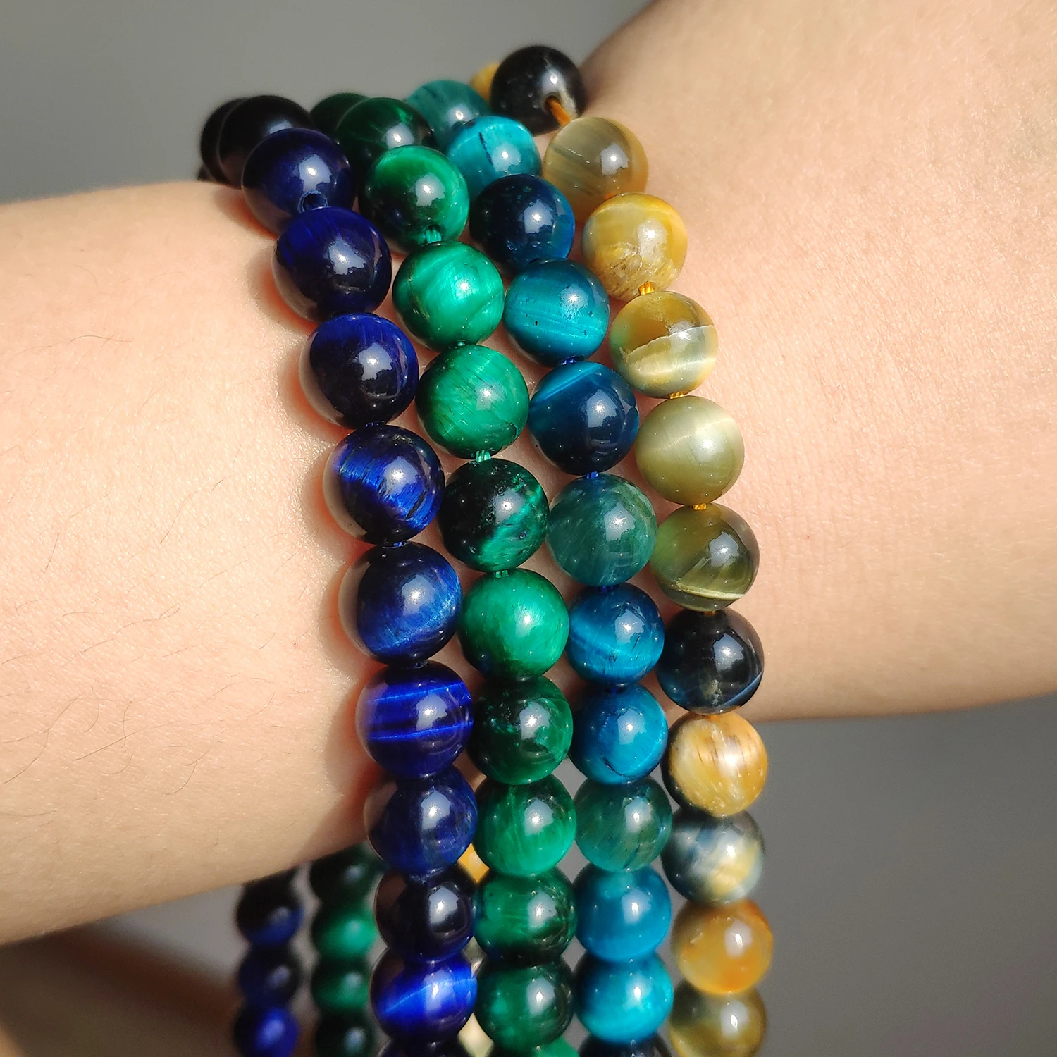 Оптовые натуральные каменные бусины желтого тигрового глаза круглой формы для создания украшений своими руками браслет 15" выбрать размер 4/6/8/10/12/14 мм.