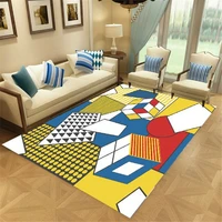 color geometry fashion soft flannel 3d printed rugs mat rugs anti slip large rug carpet home decoration drop shipping 12