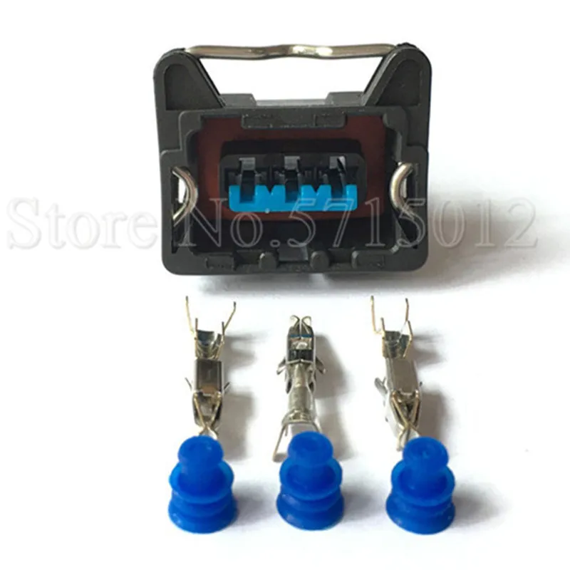 

3 Hole EV6 Wiring Connector Throttle Position Sensor Plug Waterproof S-745 For Volvo AIRTEX 1P1421 For FIAT