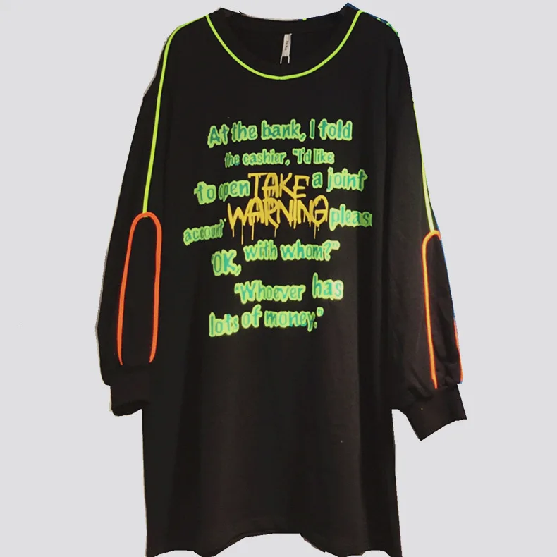 

Vefadisa Autumn Winter Pullovers Sweatshirt Woman Long Sleeve Letter Printed Sweatshirt Casual Long O-Neck 2019 QYF874