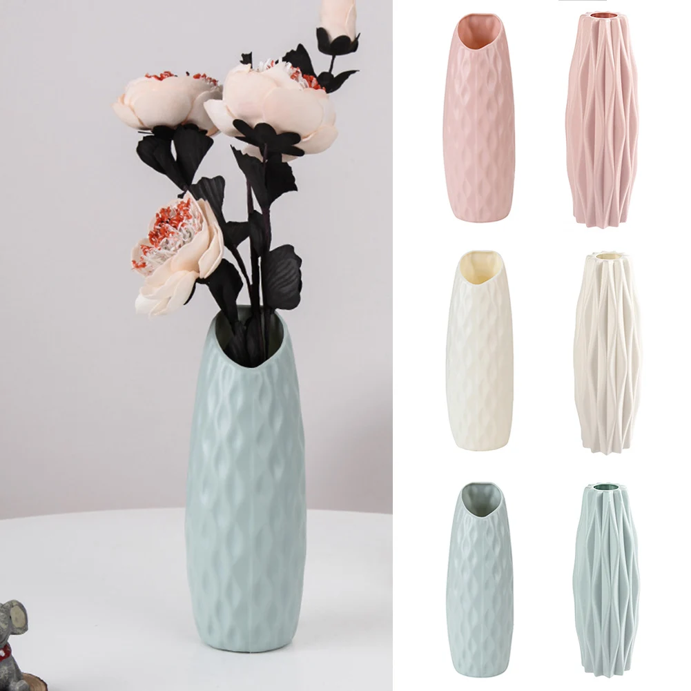 Украшение дома оригами пластиковые вазы имитация фарфора Современное украшение