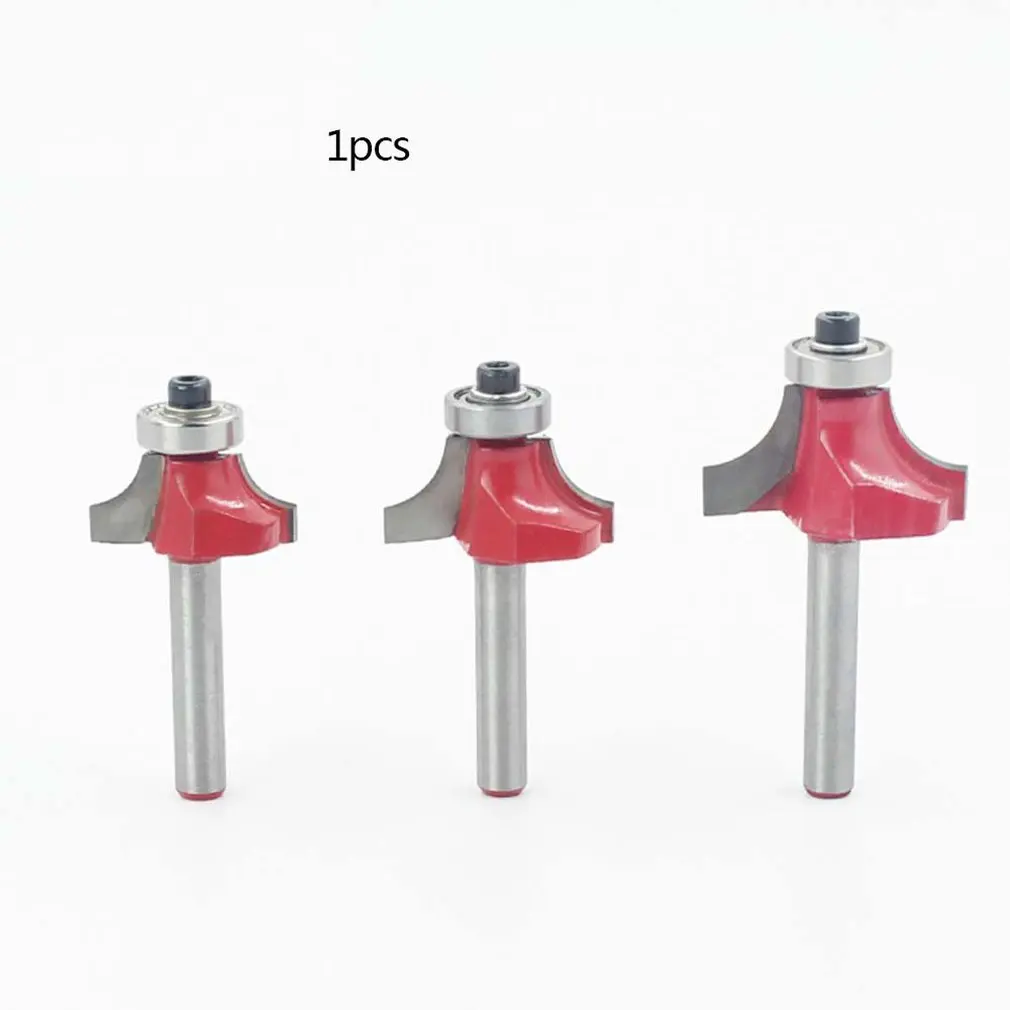 Деревообрабатывающий фрезерный резец с подшипником Круглый угловой карбидный