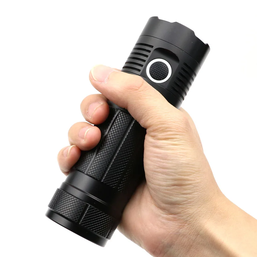 JKK03 XHP70 XHP50 Мощность Фул светодиодный вспышка светильник Банк фонарь USB