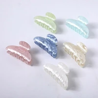 hair claw hair clips marble fashion pattern multicolor crab water clamp large