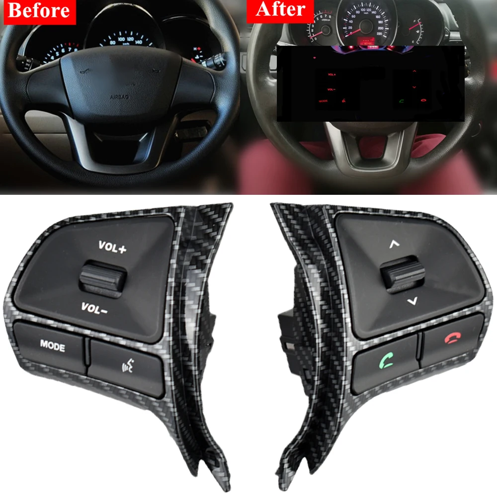 

Кнопки управления громкостью и звуком на руле для KIA RIO K2 2011 2012 2013 2014