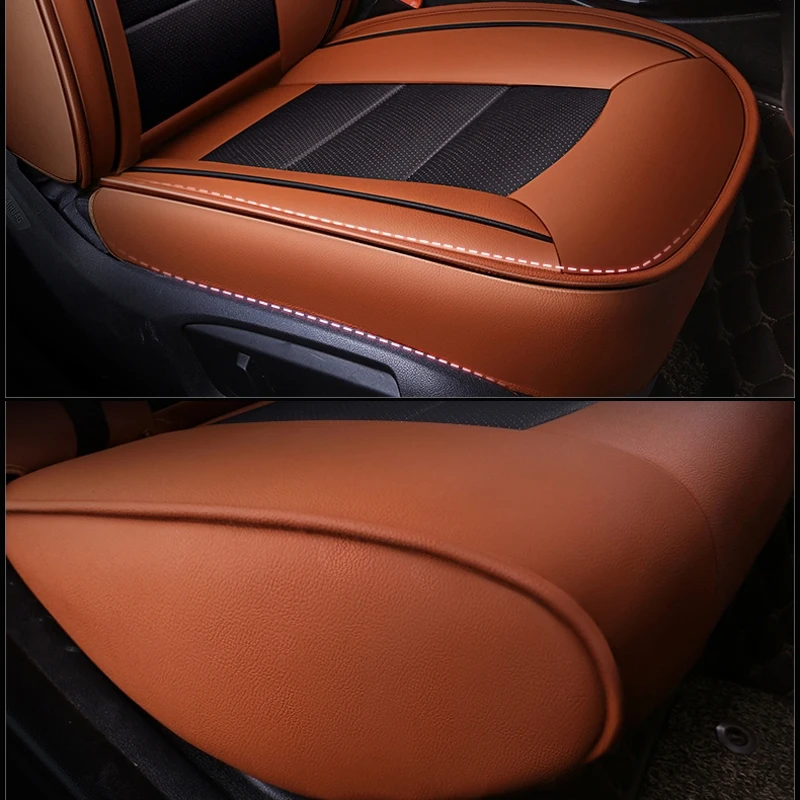 AutoDecorun 15 шт./компл. перфорированные чехлы из воловьей кожи для сидений Peugeot 407
