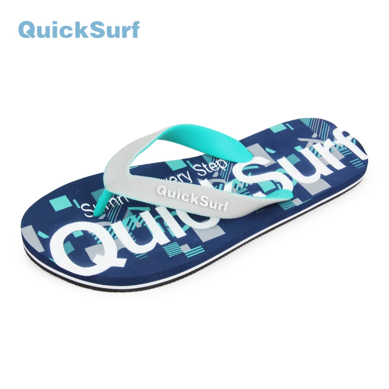 

Quicksurf Summer Couples Men And Women Fashion Trend Flip Flops Home Slippers Non-Slip Beach Sewing Cool Clip Slides Shoe