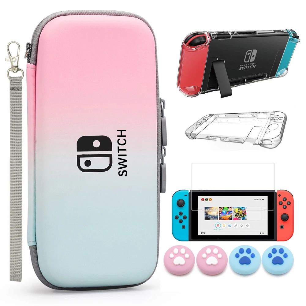 Переносной чехол сумка для хранения Nintendo Switch OLED дорожный защитный Чехол Жесткий