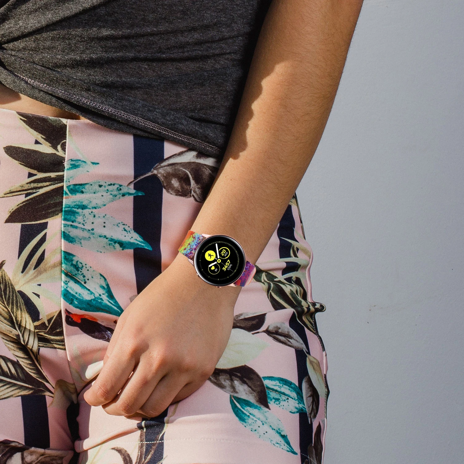 Ремешок для часов Garmin Forerunner 245/Garmin VivoActive 4s/Amazfit GTR 47 мм 18 20 22 | Электроника