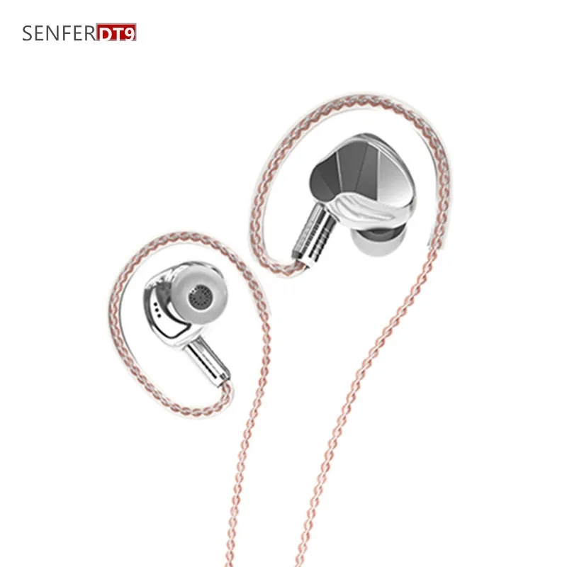 Наушники-вкладыши Shell DT9 Knowles 1BA 1DD гибридные Hi-Fi наушники для бега и спорта