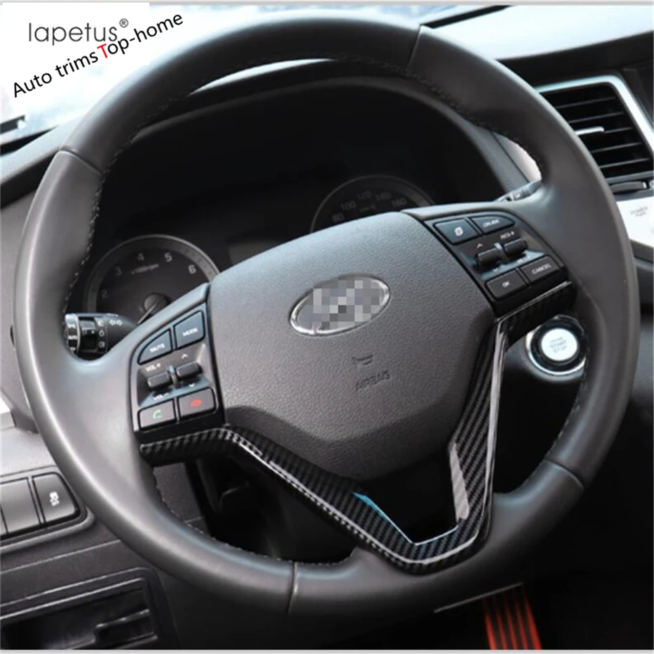 Обложка для рулевого колеса Yimaautotrims обшивка Hyundai Tucson 2016 2020 внутренние молдинги