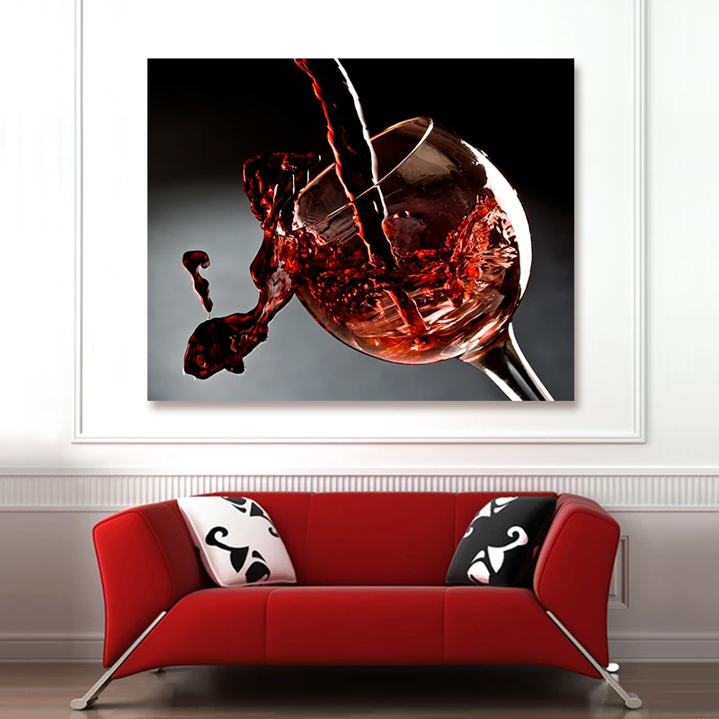 Картина по номерам картины маслом ручной работы фруктовый кофе красное яблоко