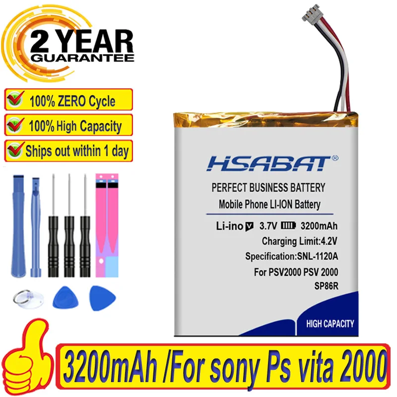 Аккумулятор SP86R 3200 мАч для sony PSV 2000 4 451 971 01 PS Vita 2007 Ps vita psv ita2000 2XXX SP86R|Батареи| |